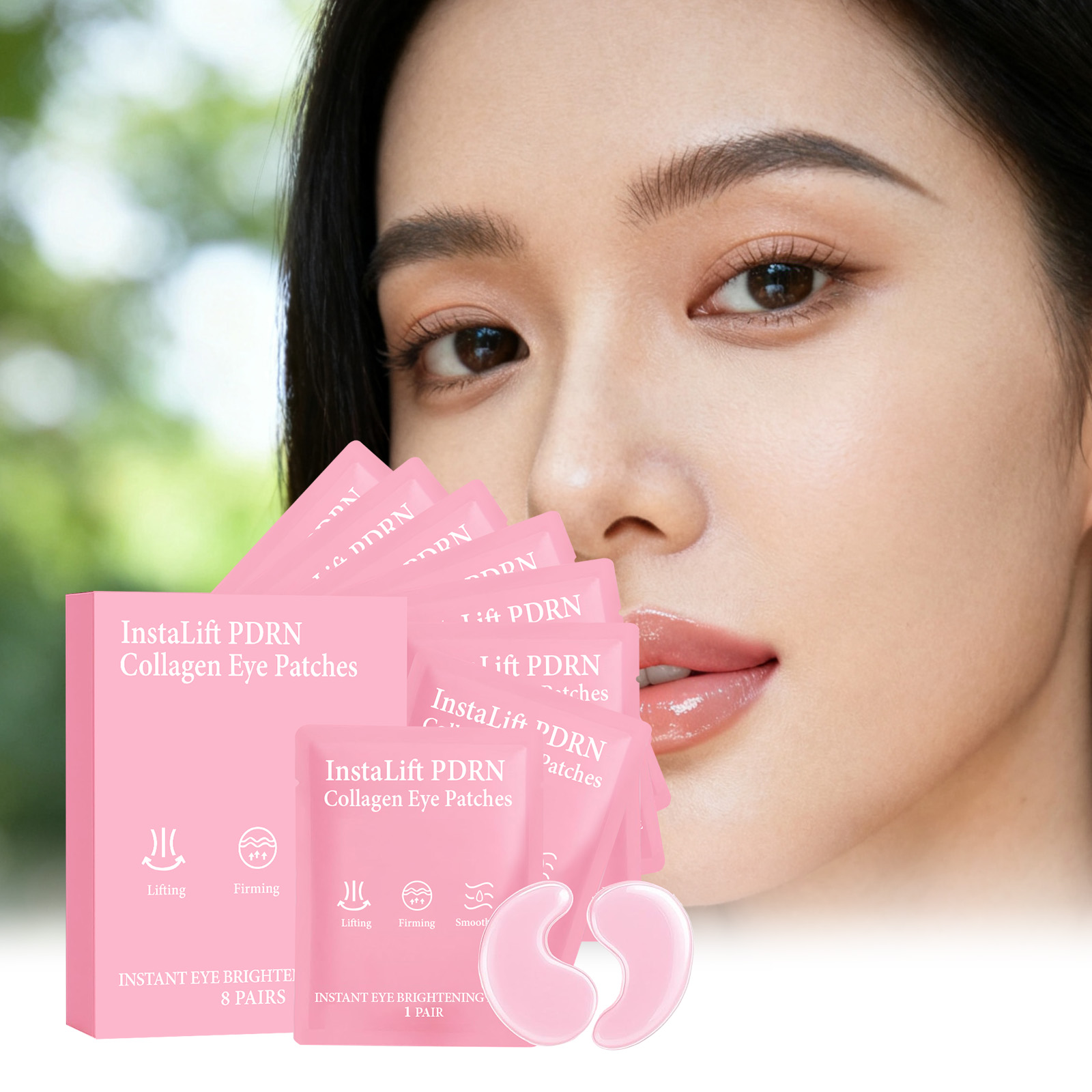 Sheet Mask Collagen - Instalift PDRN الكولاجين لصقات عين مكافحة