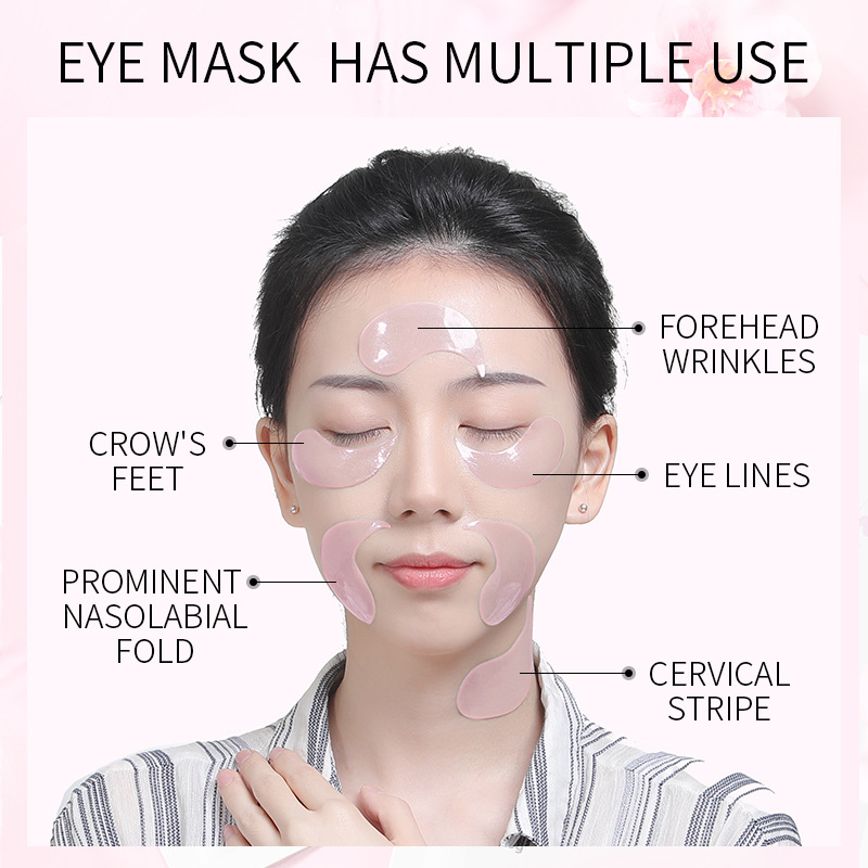 قناع عين ساكورا للعين ، جل مرط - مراجعة Sheet Mask Collagen وسعره