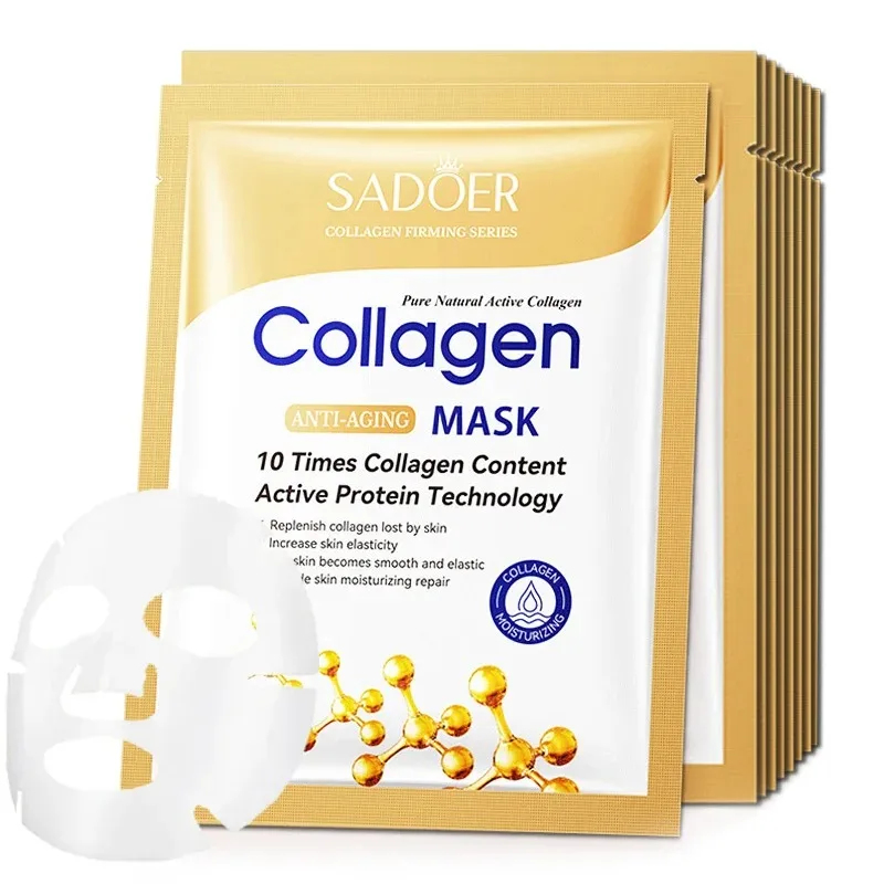 50/30/20/10 قطع من أقنعة الوجه - مراجعة Sheet Mask Collagen وسعره