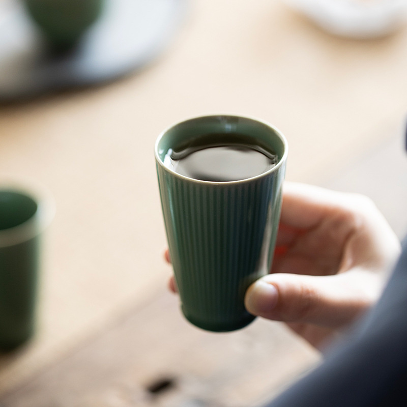 90 مللي Yue فرن Celadon فنجان  - مراجعة Celadon Ceramic Cup وسعره