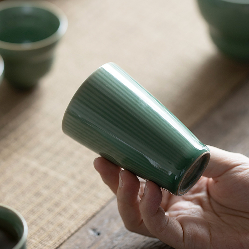90 مللي Yue فرن Celadon فنجان  - مراجعة Celadon Ceramic Cup وسعره