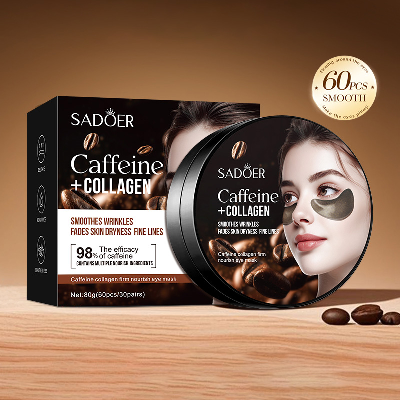 60 قطعة SADOER الكافيين كريستا - مراجعة Sheet Mask Collagen وسعره